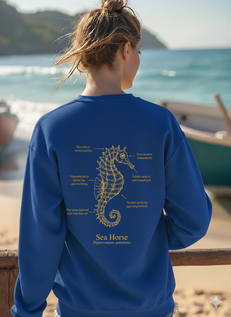 Sudadera ligera verano ECO - Caballito mar