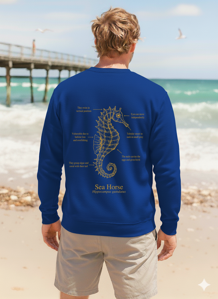 Sudadera ligera verano ECO - Caballito mar