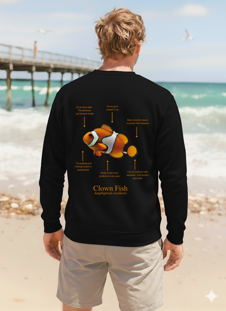 Sudadera ligera de verano ECO Pez Payaso