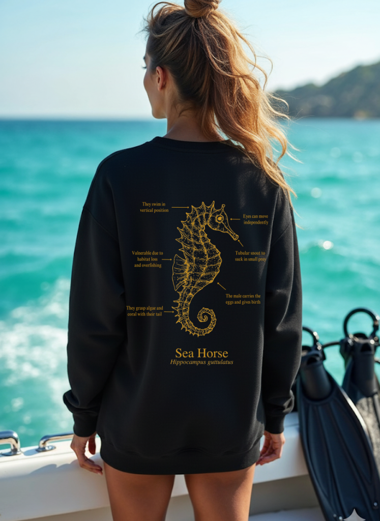 Sudadera premium - Caballito de mar