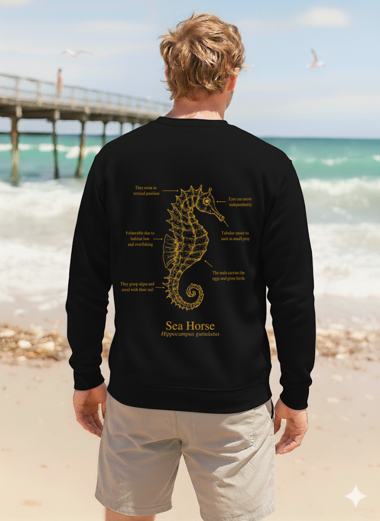 Sudadera ligera verano ECO - Caballito mar