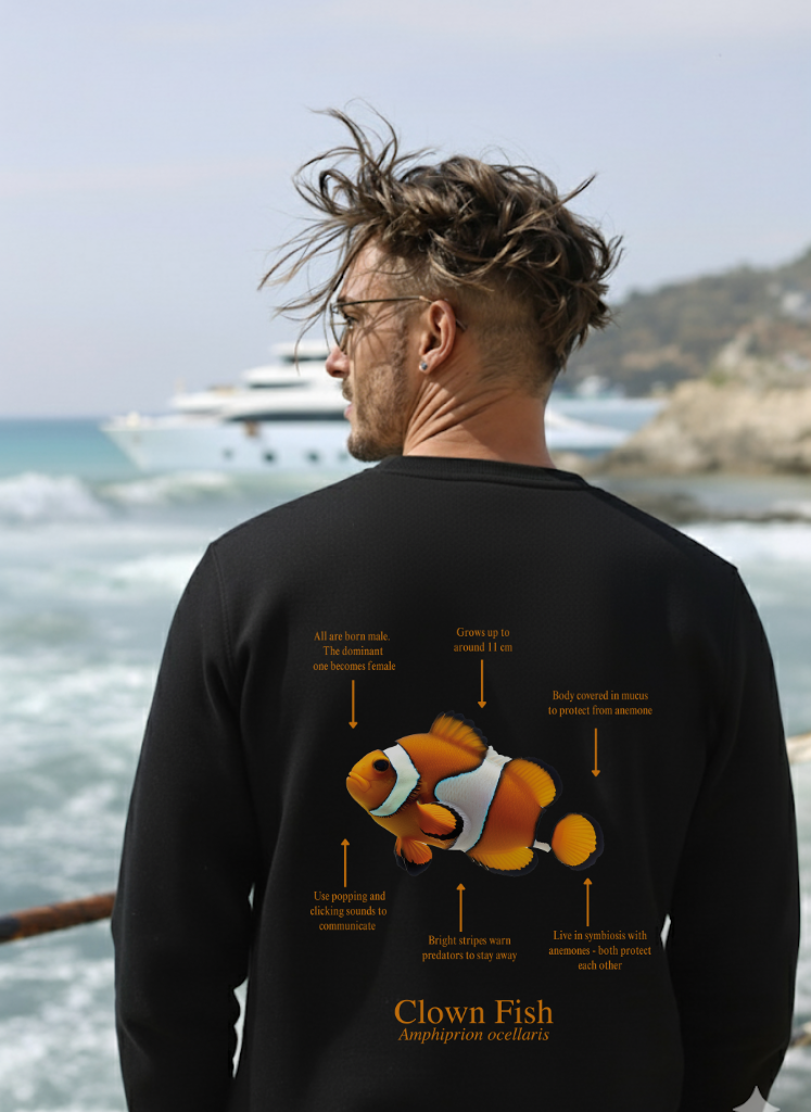 Sudadera premium Pez Payaso