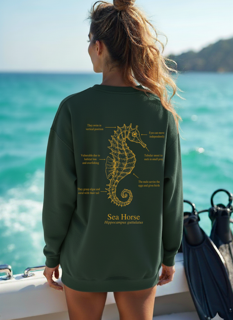 Sudadera premium - Caballito de mar