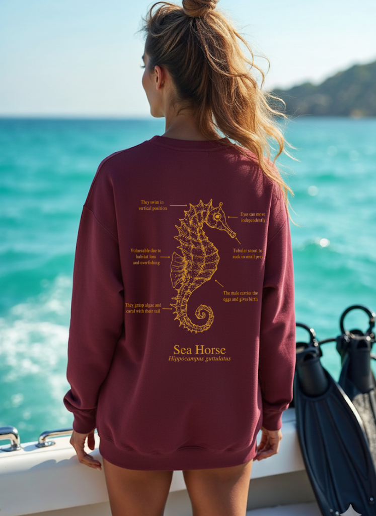 Sudadera premium - Caballito de mar