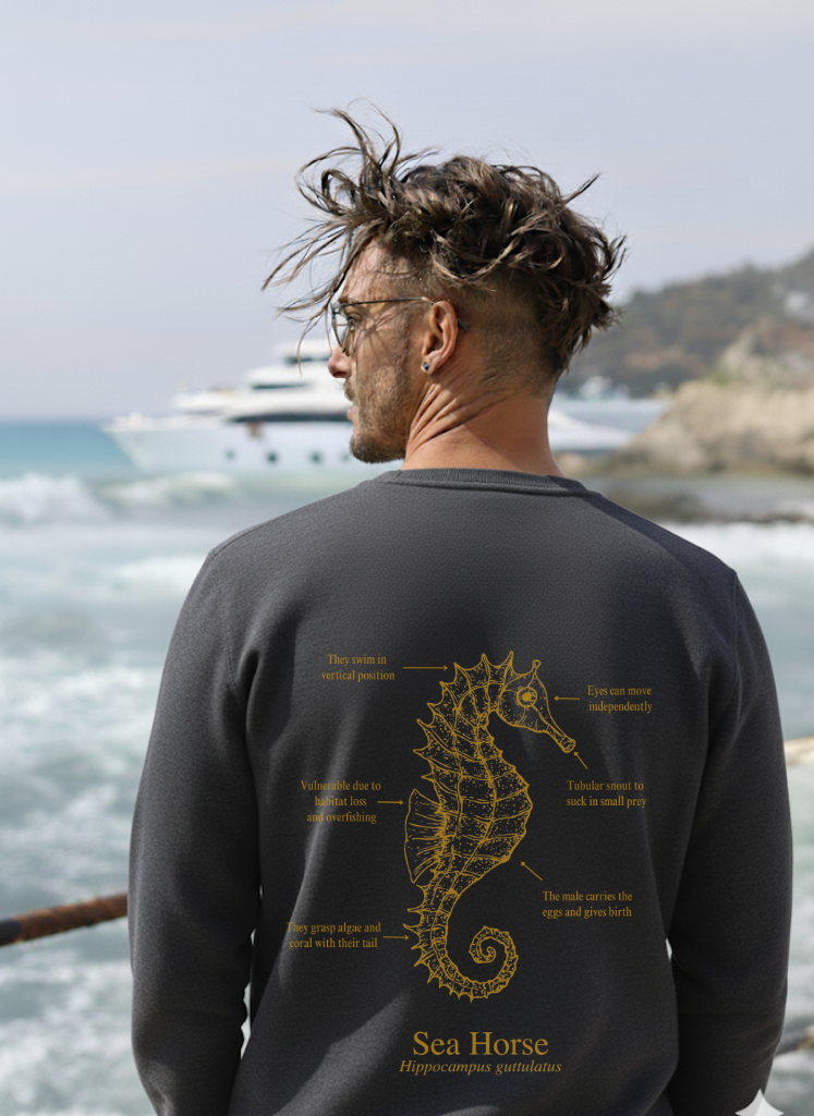 Sudadera premium - Caballito de mar
