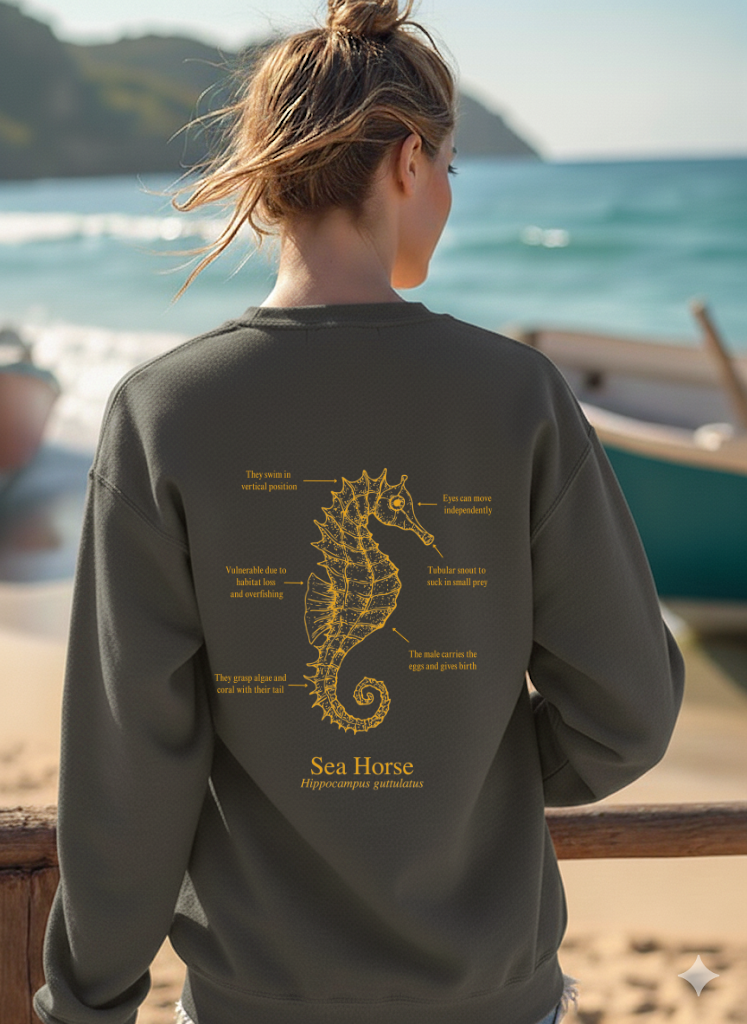 Sudadera ligera verano ECO - Caballito mar