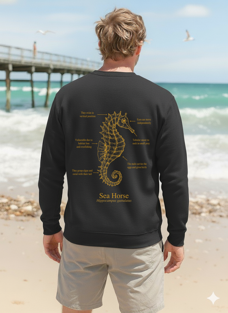 Sudadera ligera verano ECO - Caballito mar