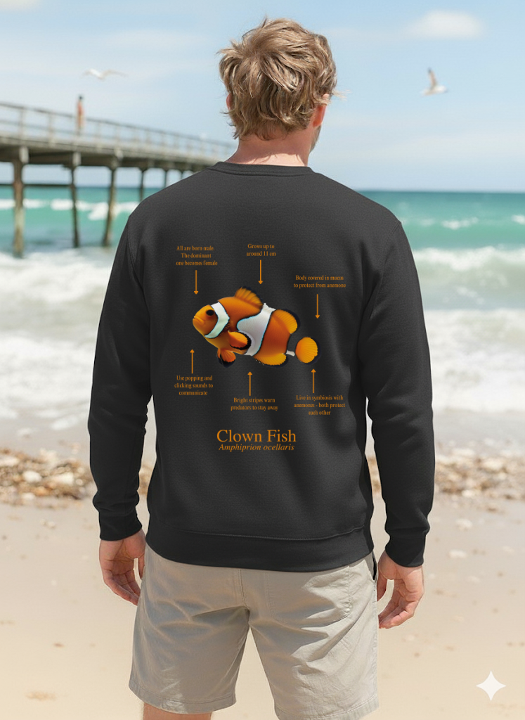 Sudadera ligera de verano ECO Pez Payaso