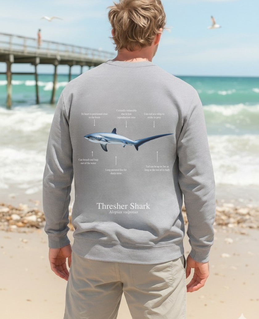 Sudadera ligera de verano ECO - Tiburón Zorro