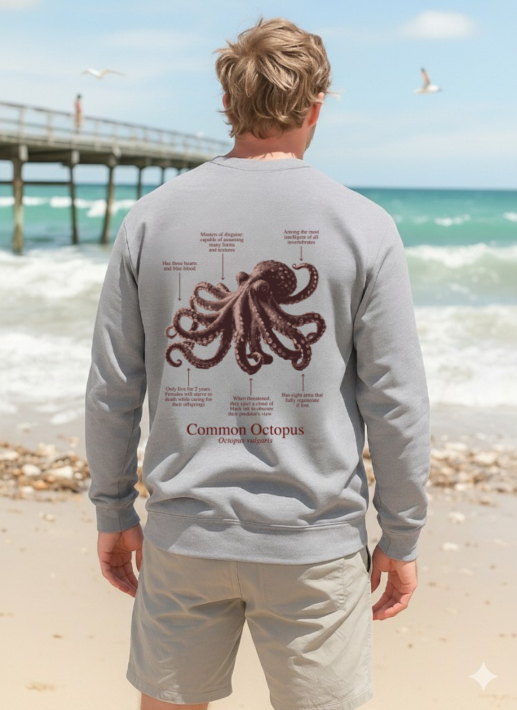 Sudadera ligera de verano ECO Pulpo