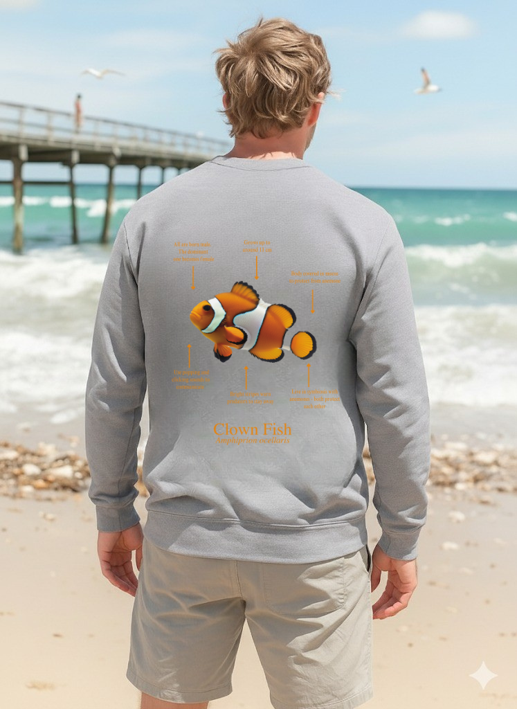 Sudadera ligera de verano ECO Pez Payaso