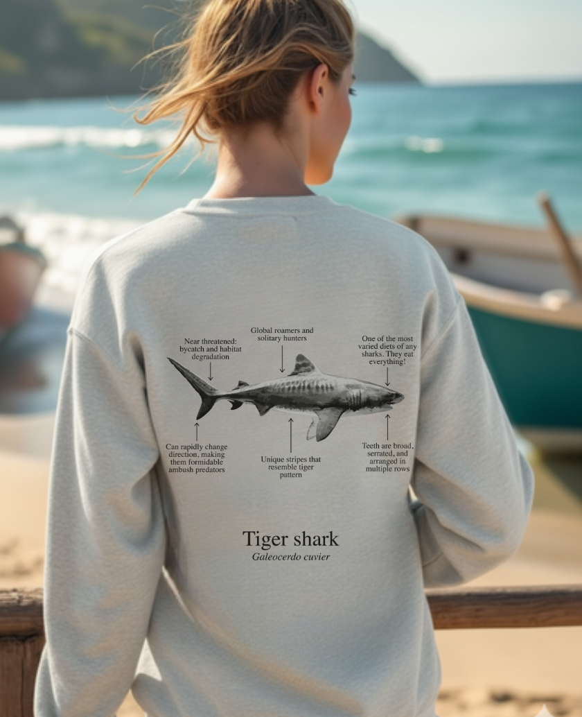 Sudadera ligera verano ECO Tiburón Tigre