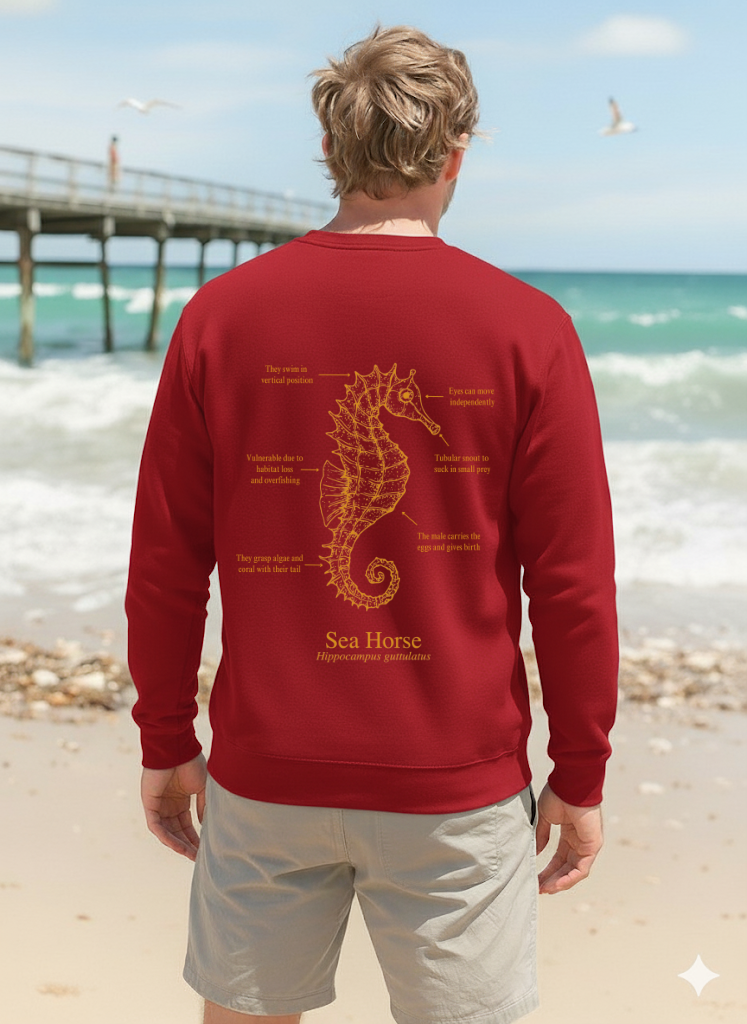 Sudadera ligera verano ECO - Caballito mar