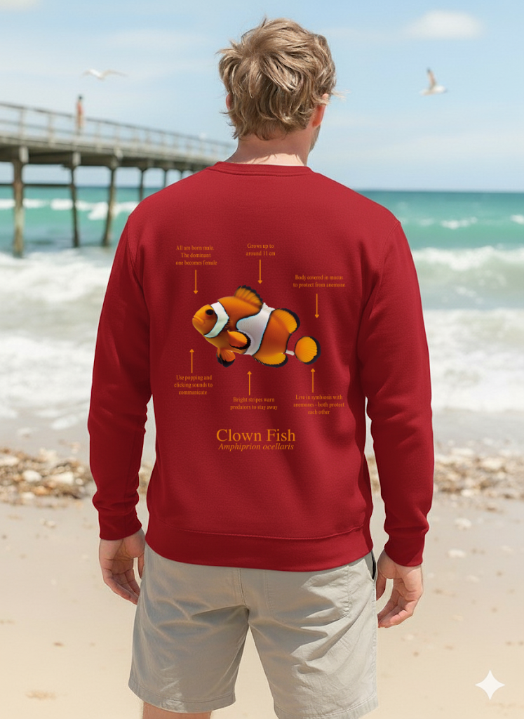Sudadera ligera de verano ECO Pez Payaso