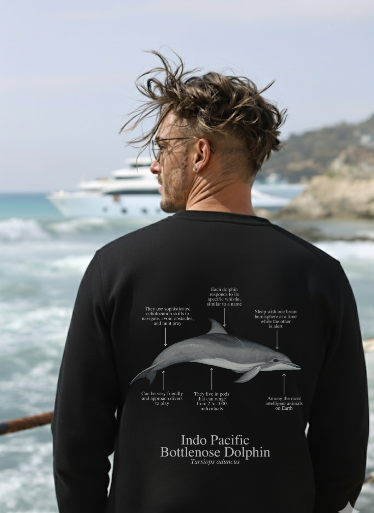 Sudadera premium Delfin - colores oscuros