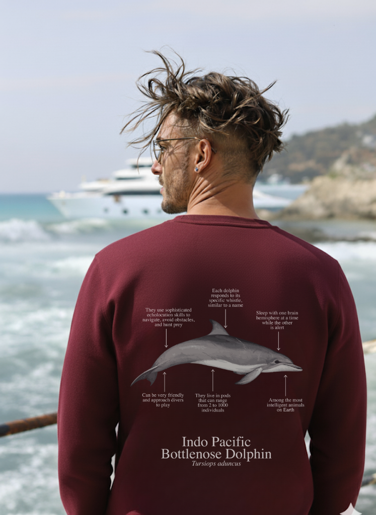 Sudadera premium Delfin - colores oscuros