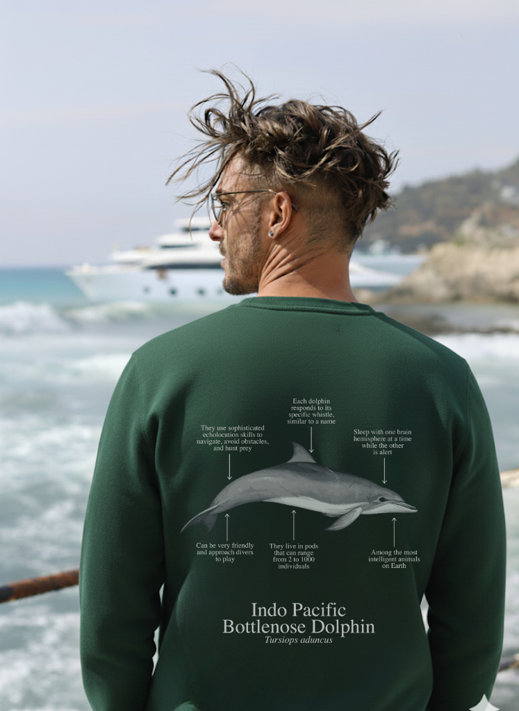 Sudadera premium Delfin - colores oscuros