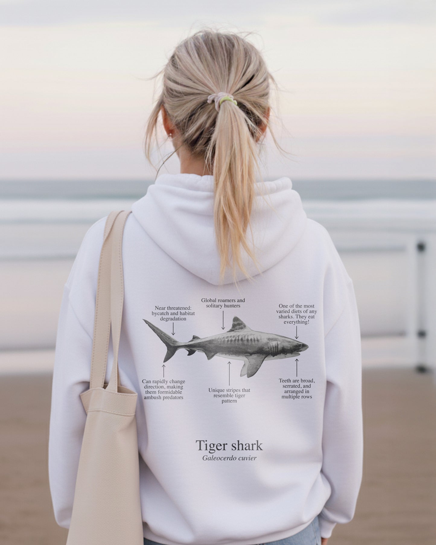 Hoodie (NEW) Tiburón Tigre
