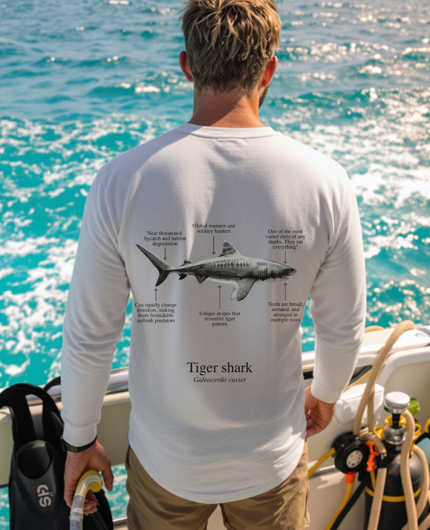 Sudadera premium Tiburón Tigre