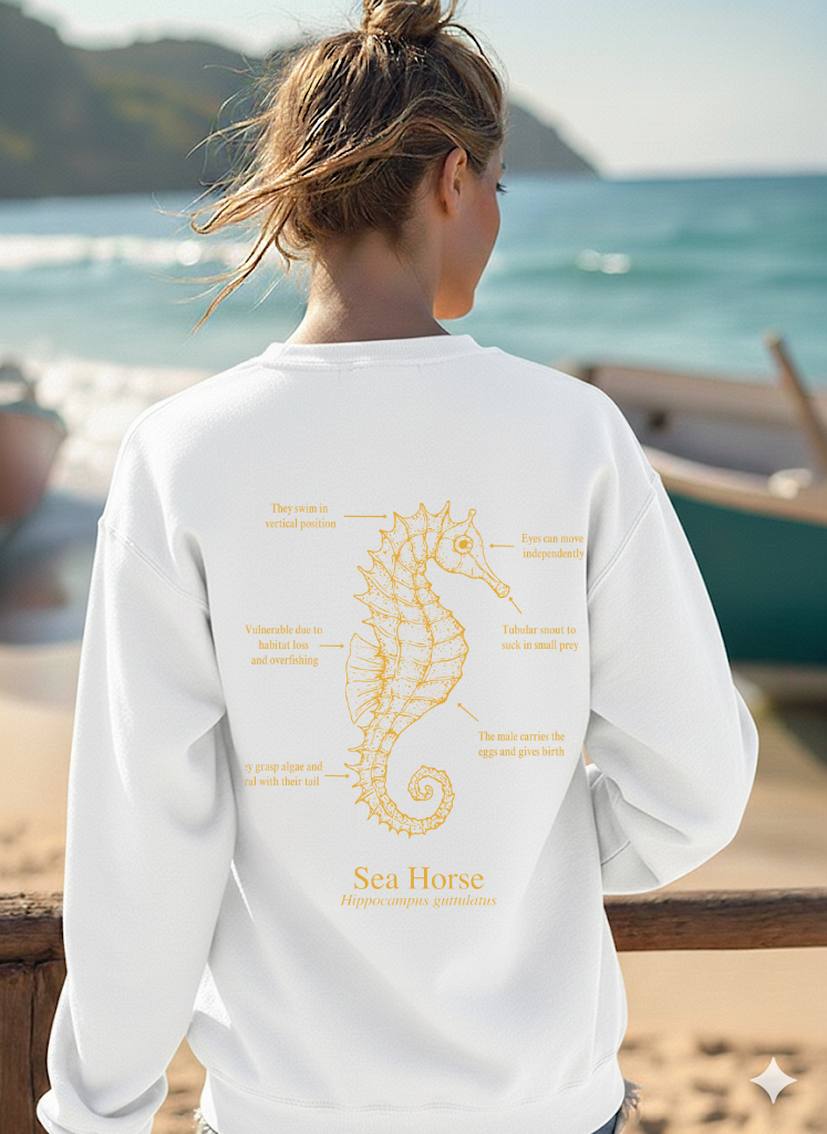 Sudadera ligera verano ECO - Caballito mar