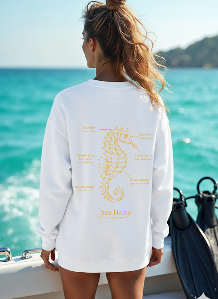 Sudadera premium - Caballito de mar
