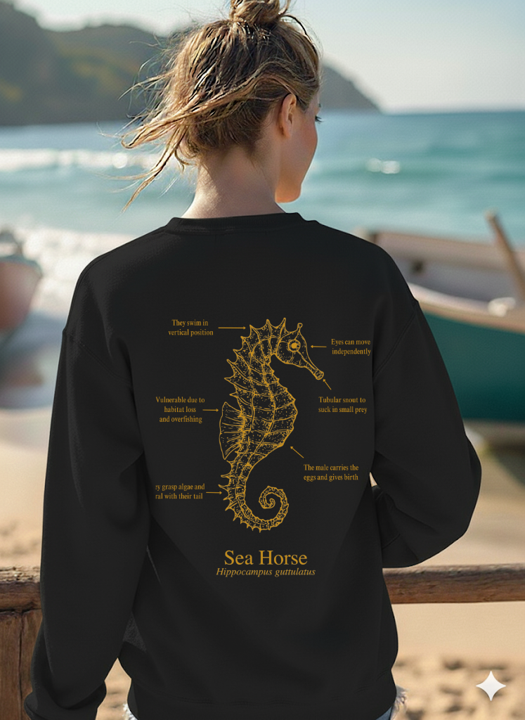 Sudadera ligera verano ECO - Caballito mar