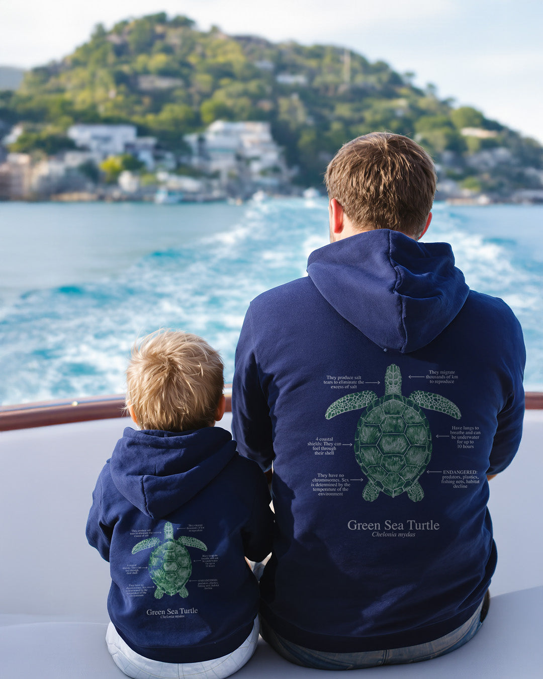 Kids – Hoodie algodón orgánico Tortuga