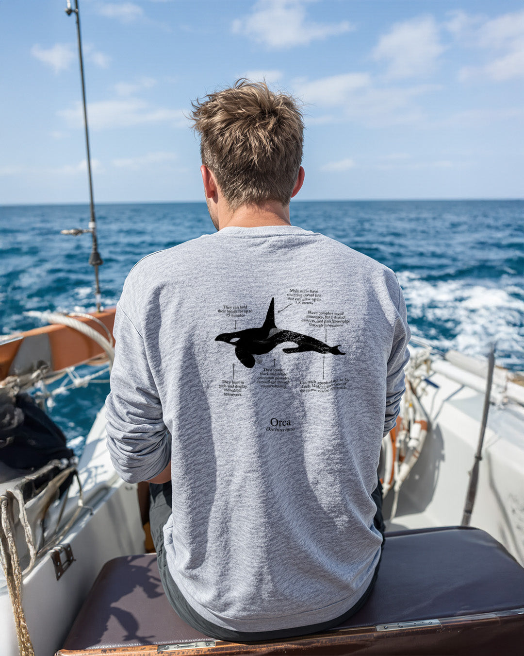 Sudadera ligera de verano ECO - Orca