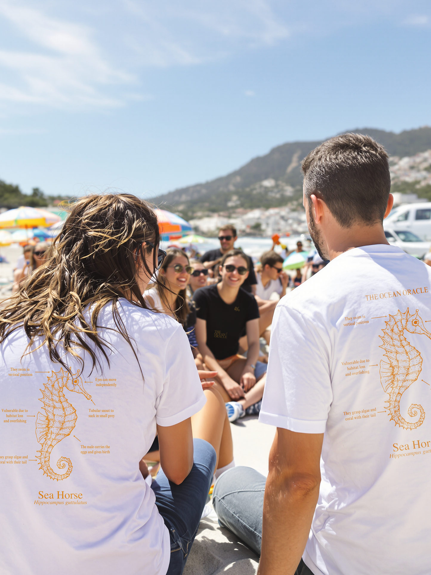 Camiseta de 100% algodón - Caballito de mar - Unisex