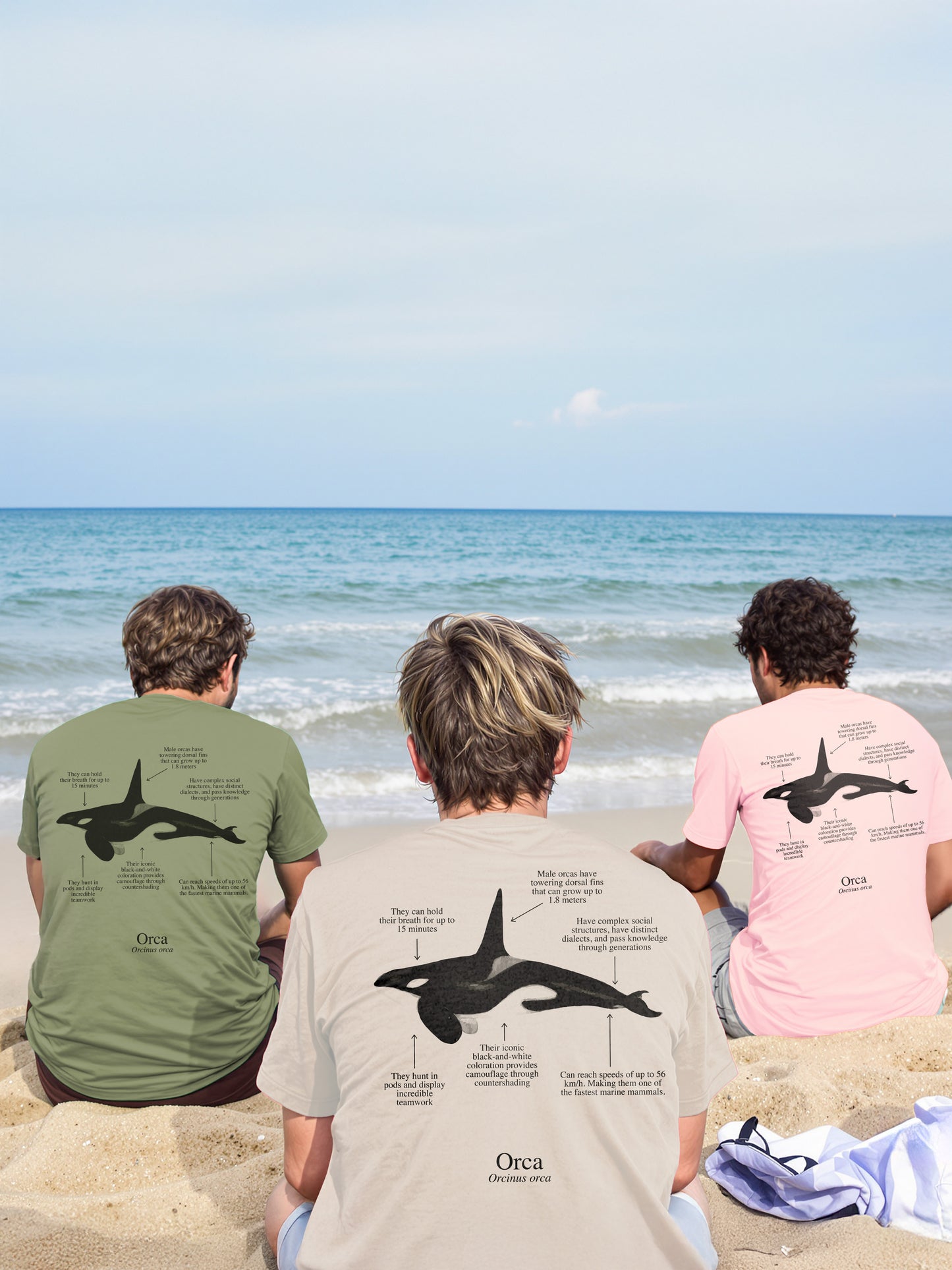 Camiseta de 100% algodón - Orca - Unisex