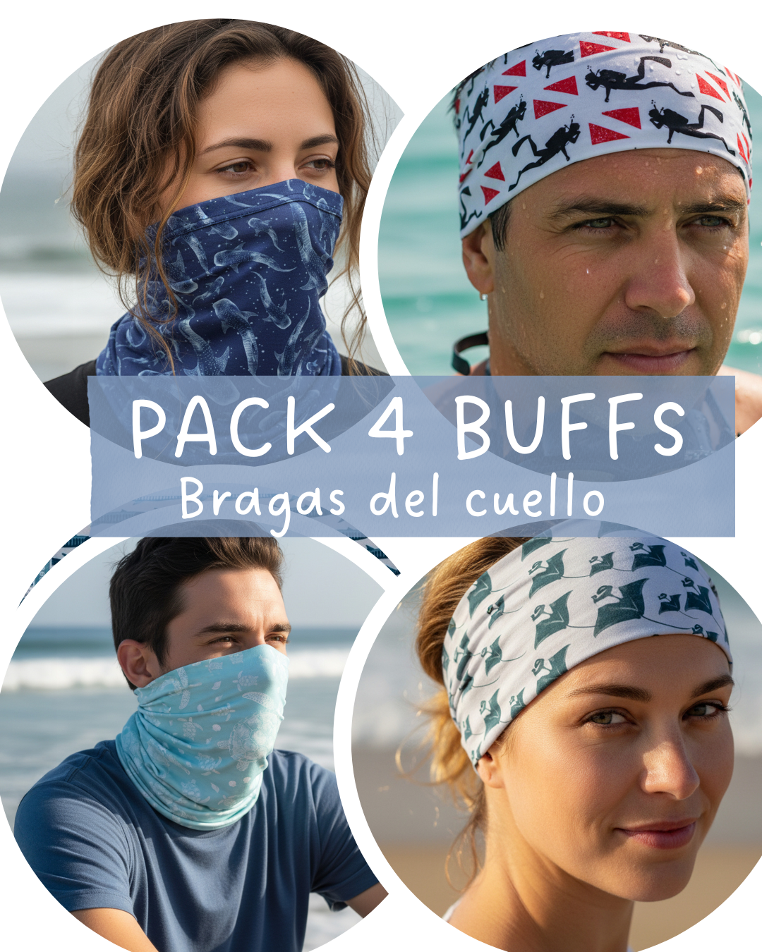BUFF - Pack 4 (AGOTADO - envíos a partir del 9 Febrero)