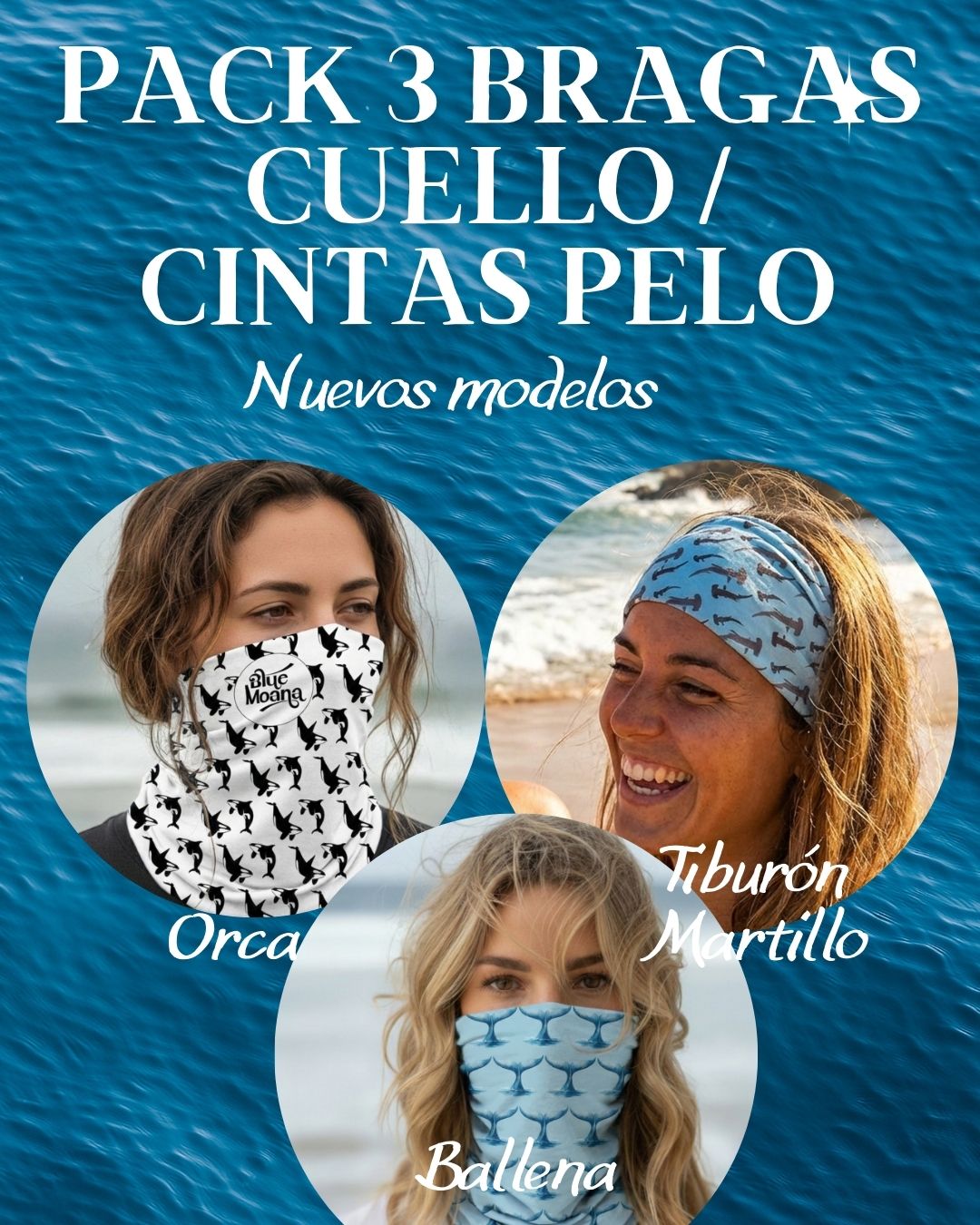 BUFF - Pack 3 . Modelos nuevos