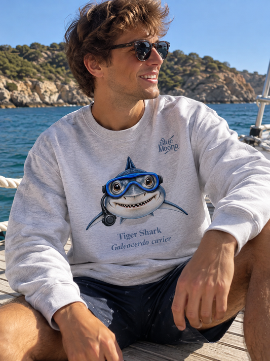 Tiburón Tigre Buddy Sudadera sin capucha