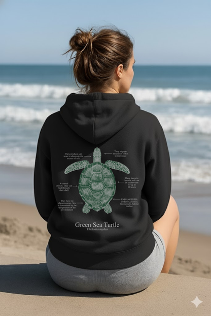 Hoodie (NEW) Tortuga colores oscuros