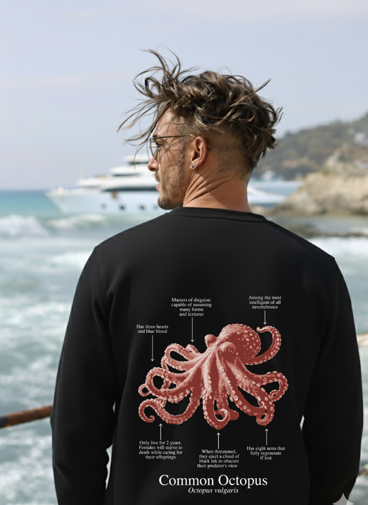 Sudadera premium Pulpo - colores oscuros