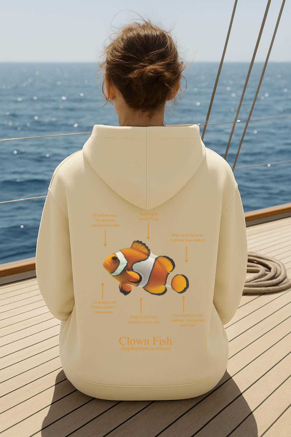 Hoodie (NEW) Pez payaso