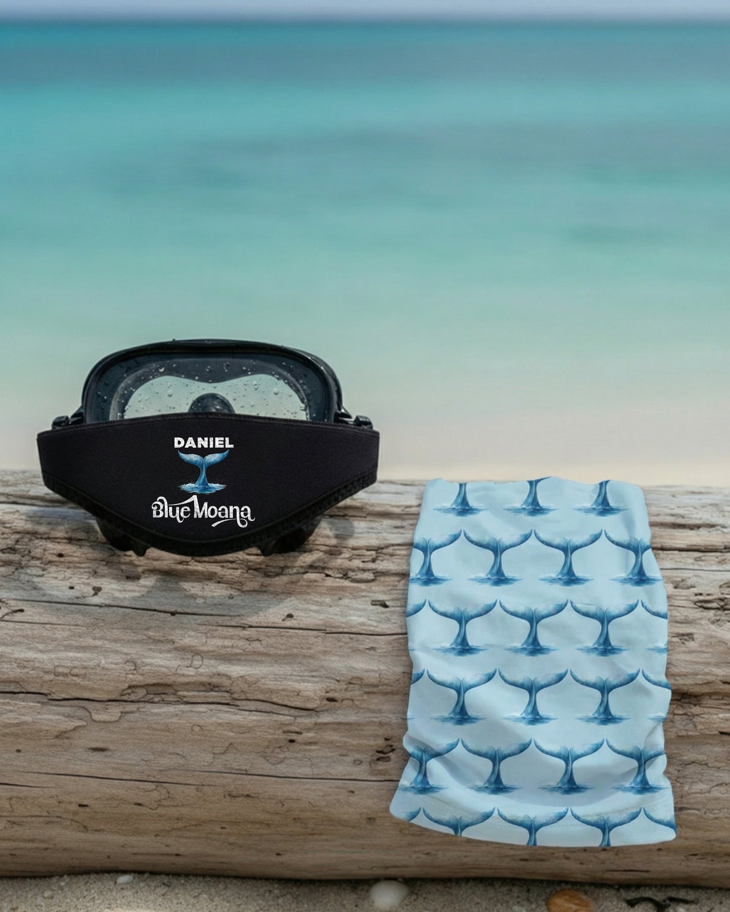 Pack Strap y Braga cuello. Cola de Ballena