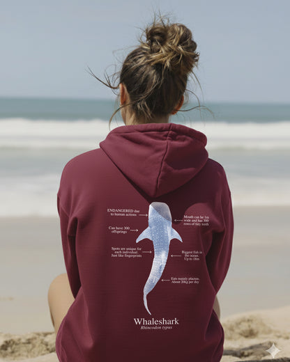 Tiburón Ballena Hoodie (NEW) Colores oscuros