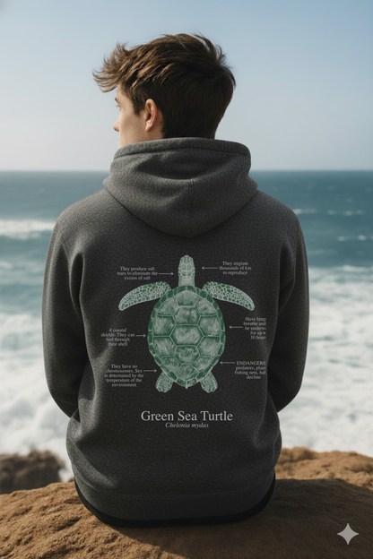 Hoodie (NEW) Tortuga colores oscuros