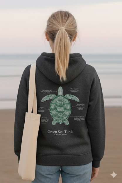 Hoodie (NEW) Tortuga colores oscuros