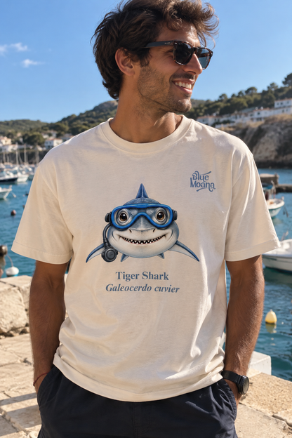 Tiburón Tigre Buddy Camiseta Unisex