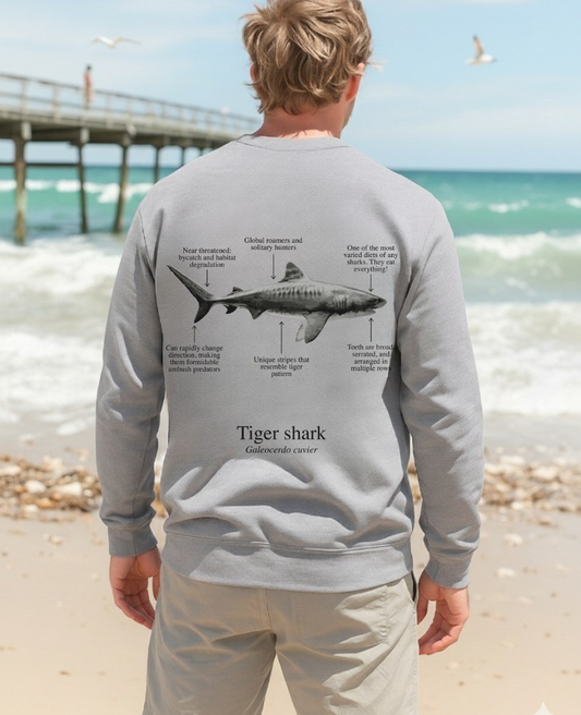 Sudadera ligera verano ECO Tiburón Tigre