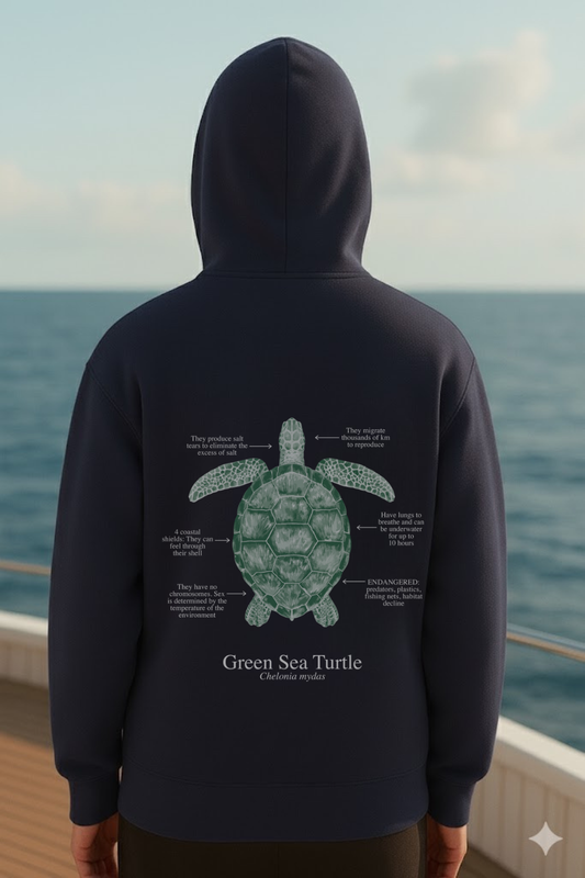 Hoodie (NEW) Tortuga colores oscuros