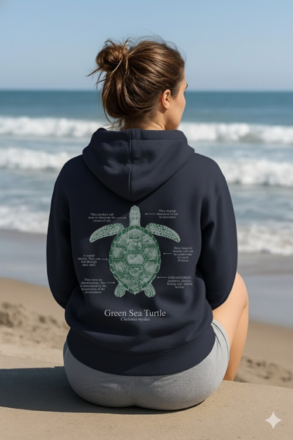 Hoodie (NEW) Tortuga colores oscuros