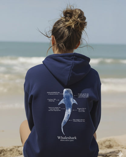 Tiburón Ballena Hoodie (NEW) Colores oscuros