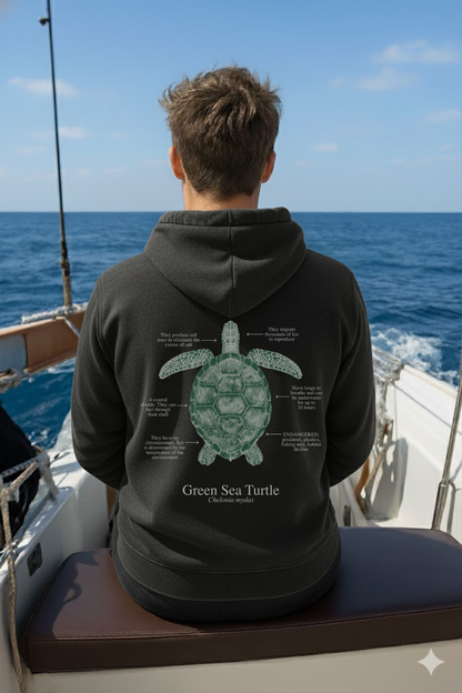 Hoodie (NEW) Tortuga colores oscuros