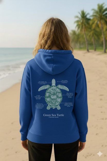 Hoodie (NEW) Tortuga colores oscuros