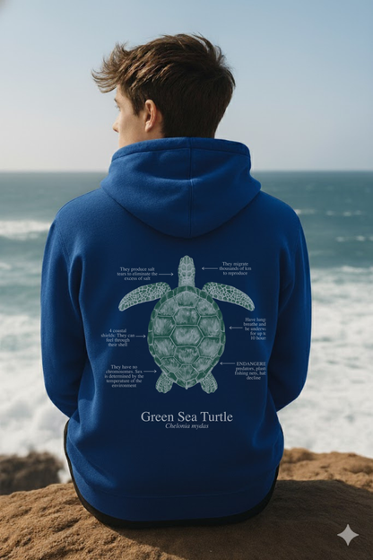 Hoodie (NEW) Tortuga colores oscuros