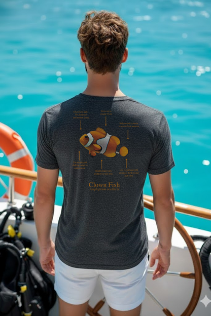 Camiseta de 100% algodón - Pez Payaso - Unisex