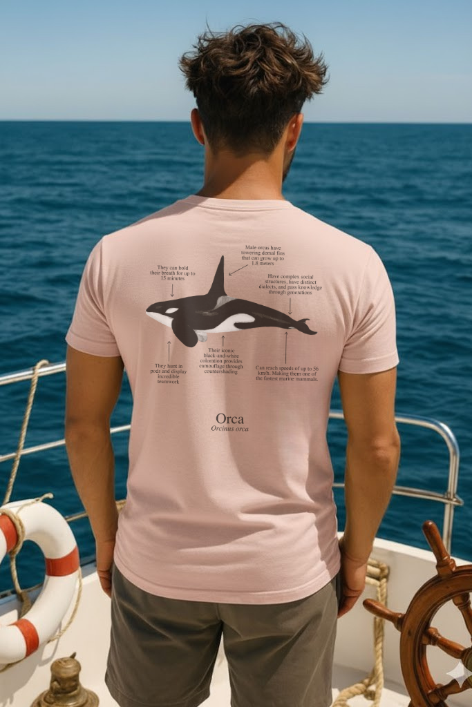 Camiseta de 100% algodón - Orca - Unisex
